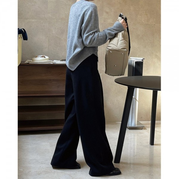 Loose Slim Straight Leg Pants Women